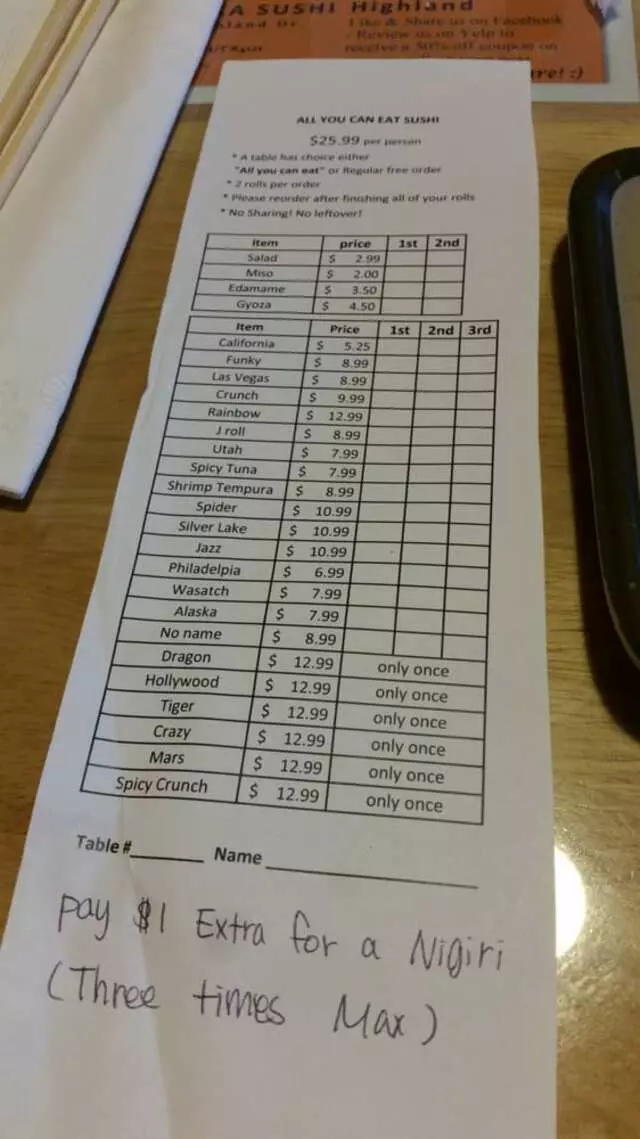 Akasaka Sushi - Highland