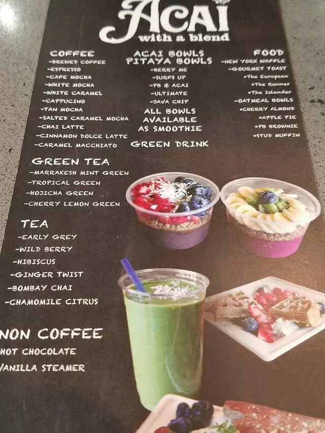 Acai With A Blend