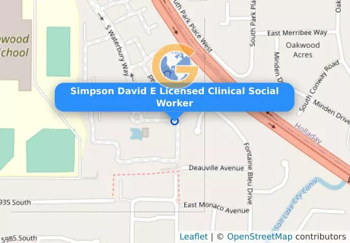 Simpson David E Licensed Clinical Social Worker