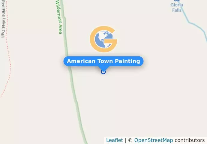 American Town Painting