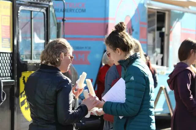 Friendly Food Truck Family