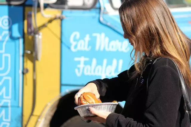 Friendly Food Truck Family
