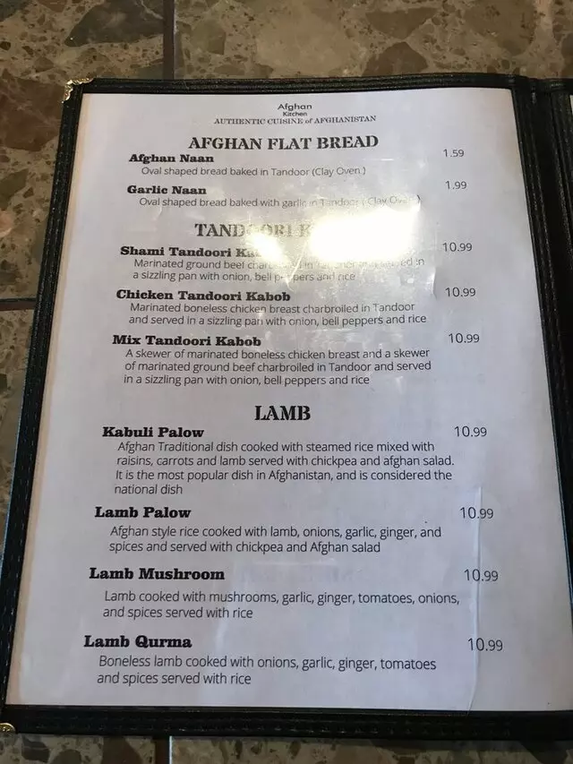 Afghan Kitchen