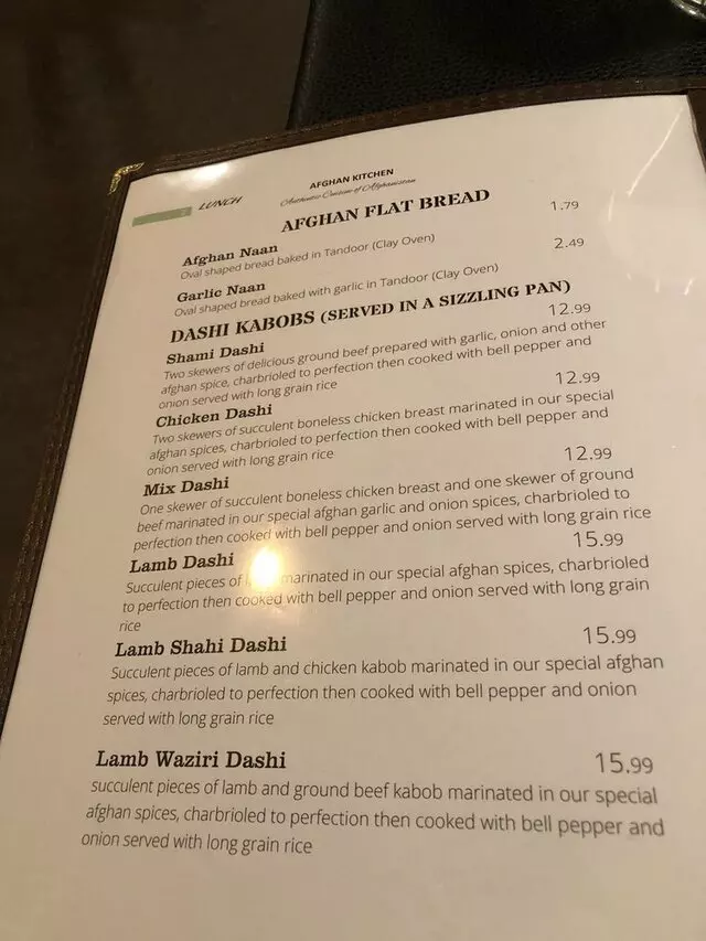 Afghan Kitchen