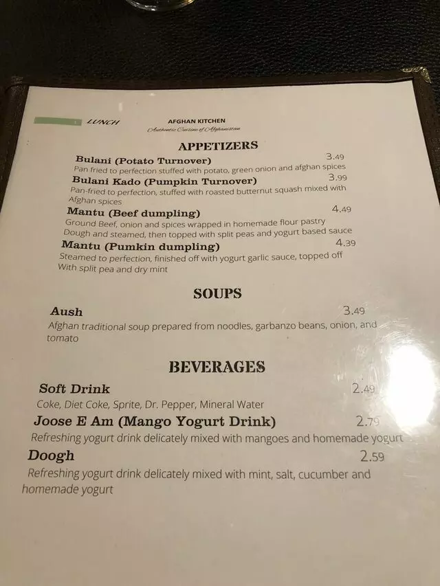 Afghan Kitchen