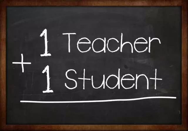 1 Teacher 1 Student