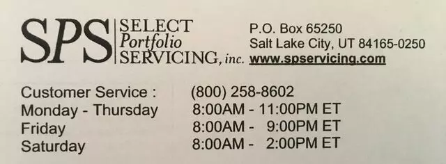 Select Portfolio Servicing